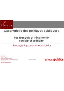 Les français et l'économie sociale et solidaire 