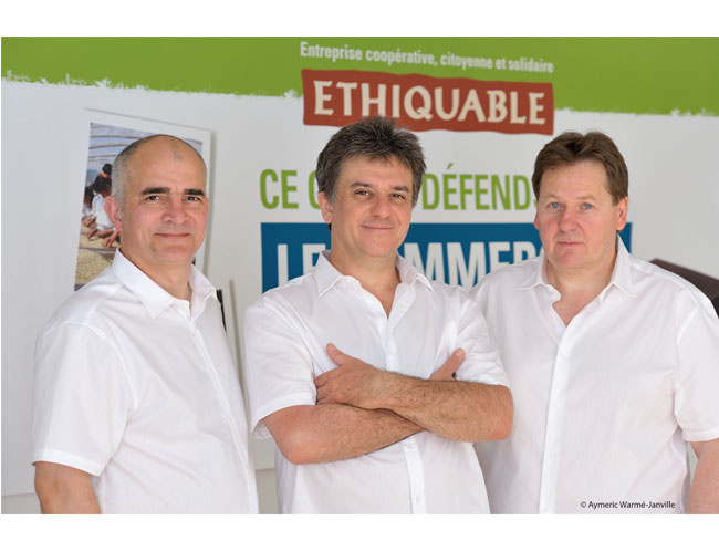 Les trois fondateurs d'Ethicable