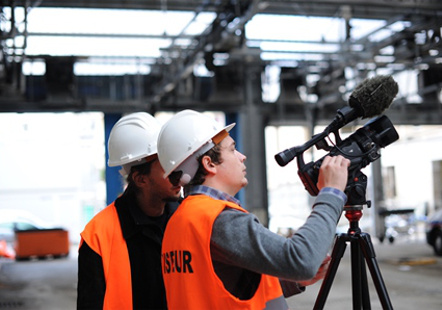 Loin des machines Tournage