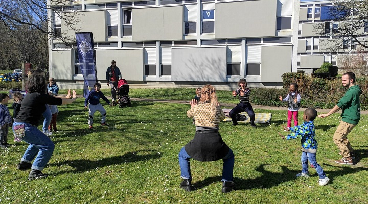 Atelier culturel mis en place par l'association Paq La Lune